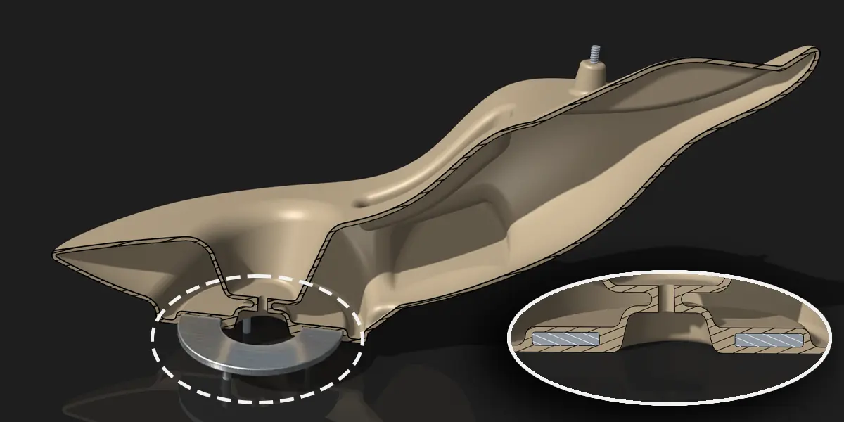 Insert ve çok katman birleşiminde büzülme uyumsuzluğu haritası
