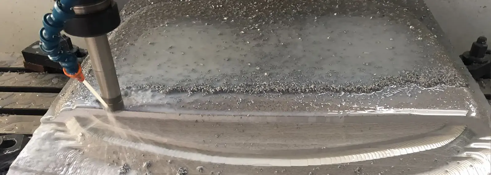 Alüminyum kütükten işlenmiş rotasyon kalıbı